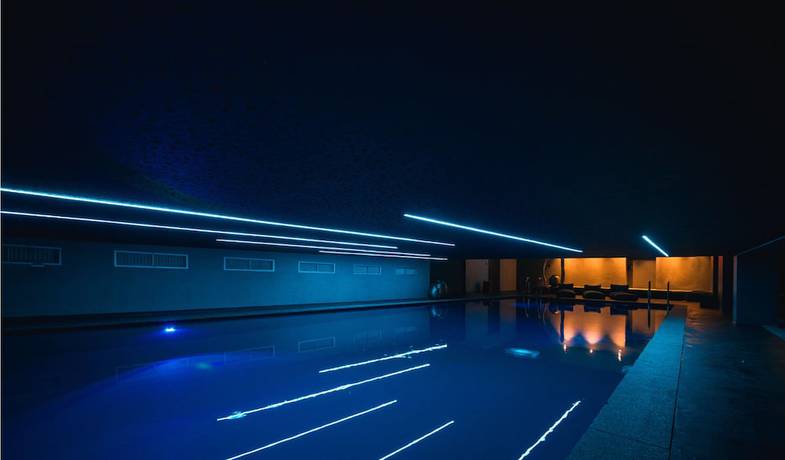 Imagen de la piscina del Hotel Aktiv and Familienhotel Adlernest. Foto 18