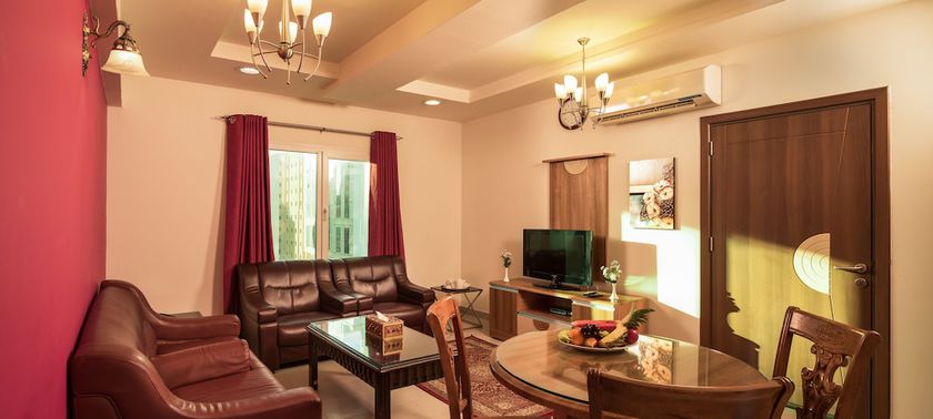 Imagen de la habitación del Hotel Al Manaf Suites. Foto 4