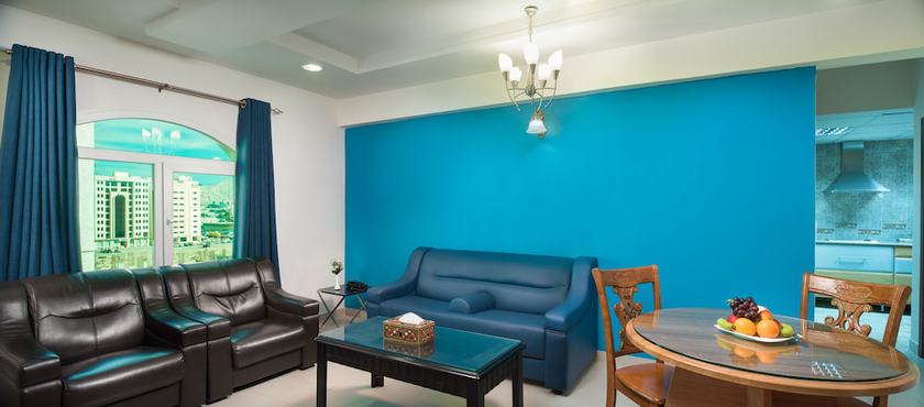 Imagen de la habitación del Hotel Al Manaf Suites. Foto 16