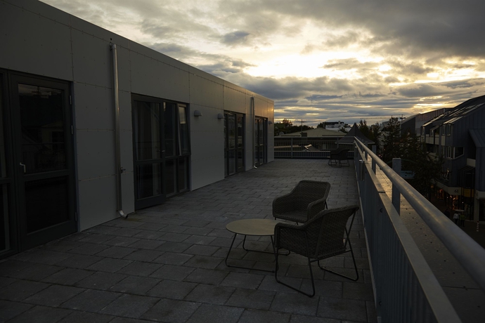 Imagen de los exteriores del Hotel Alda Reykjavik. Foto 11