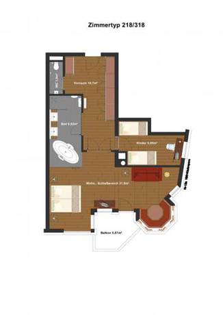 Imagen de la habitación del Hotel Almhof Family Und Wellness Resort. Foto 6