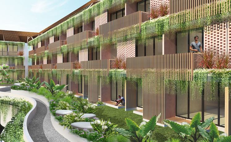 Imagen de los exteriores del Hotel Aloft Bali Kuta at Beachwalk. Foto 9