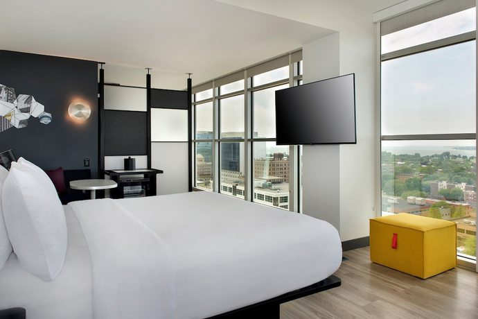 Imagen de la habitación del Hotel Aloft Buffalo Downtown. Foto 17
