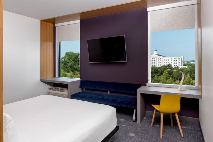 Imagen de la habitación del Hotel Aloft Charlotte Ballantyne. Foto 5