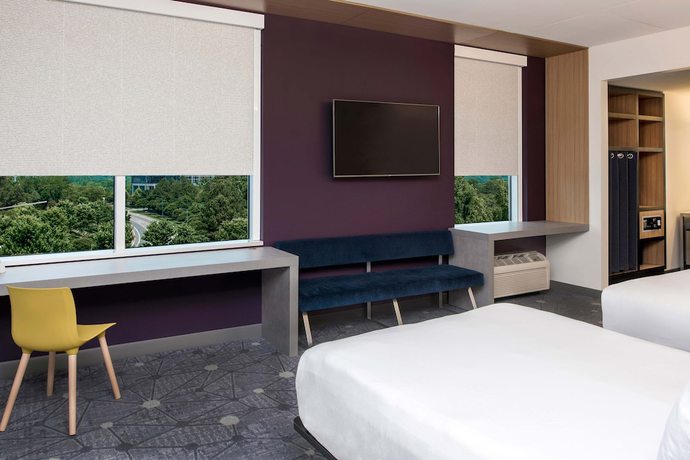 Imagen de la habitación del Hotel Aloft Charlotte Ballantyne. Foto 9