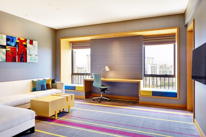 Imagen de la habitación del Hotel Aloft Dongguan Dynamic Town. Foto 15