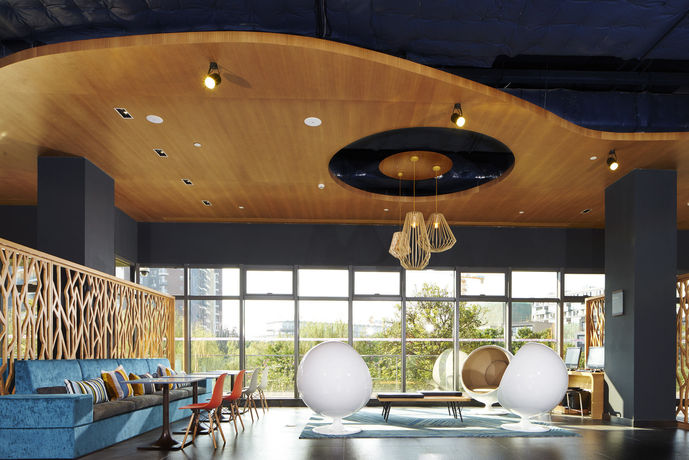 Imagen del bar/restaurante del Hotel Aloft Dongguan Songshan Lake. Foto 6