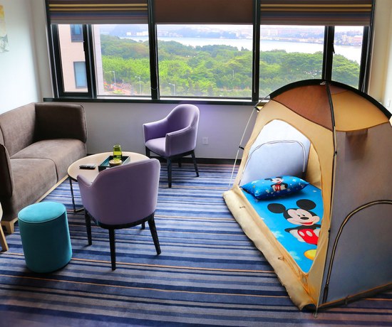 Imagen de la habitación del Hotel Aloft Guangzhou University Park. Foto 13