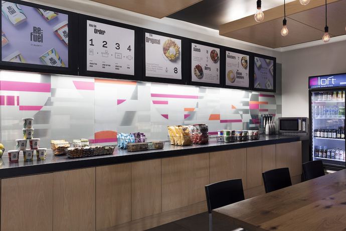 Imagen del bar/restaurante del Hotel Aloft Houston Downtown. Foto 7