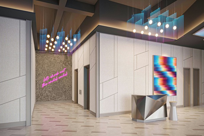 Imagen de los interiores del Hotel Aloft Jakarta Kebon Jeruk. Foto 14