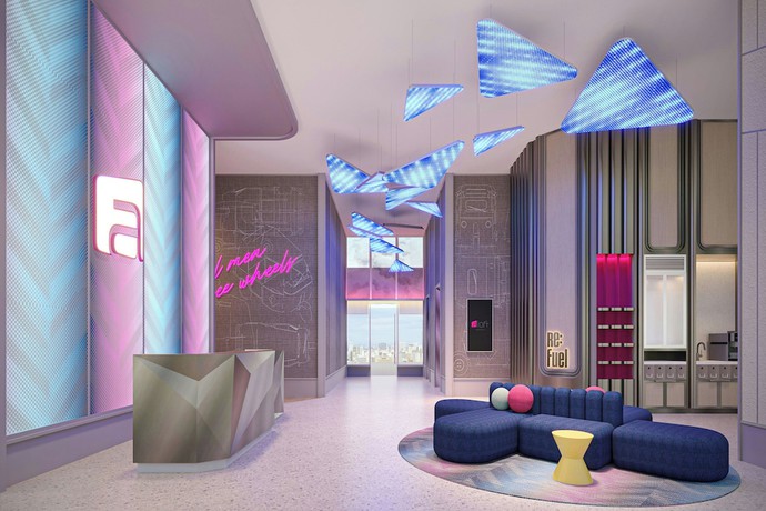 Imagen de los interiores del Hotel Aloft Jakarta Kebon Jeruk. Foto 15