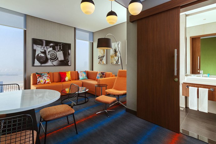 Imagen de la habitación del Hotel Aloft Me'aisam, Dubai. Foto 9