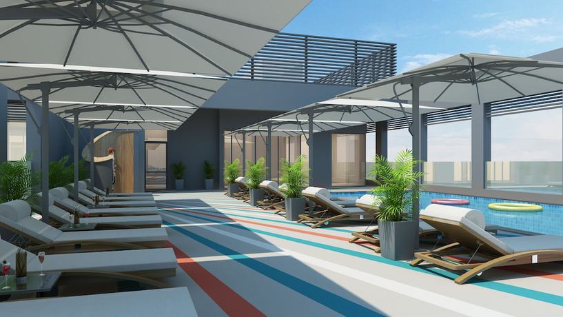 Imagen de la piscina del Hotel Aloft Muscat. Foto 17