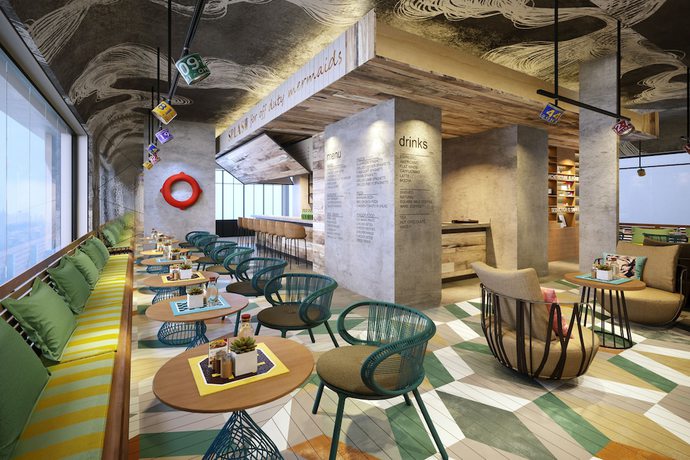 Imagen del bar/restaurante del Hotel Aloft Muscat. Foto 8