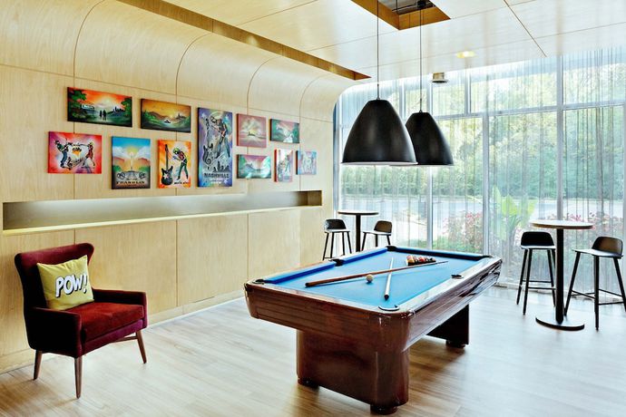 Imagen del bar/restaurante del Hotel Aloft Nashville Franklin. Foto 2