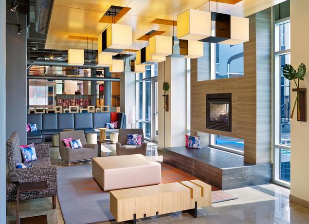 Imagen de los interiores del Hotel Aloft Oklahoma City Downtown - Bricktown. Foto 10