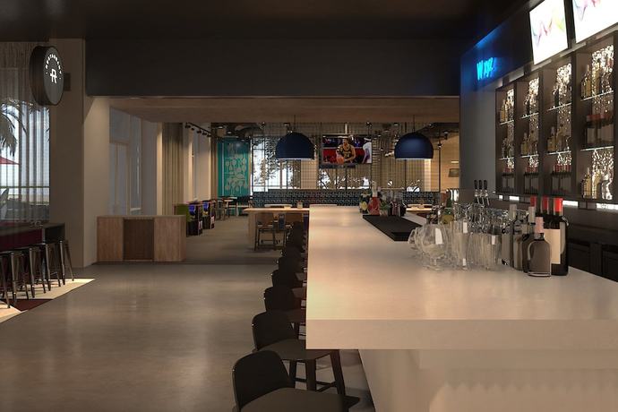 Imagen del bar/restaurante del Hotel Aloft Orlando Lake Nona. Foto 2