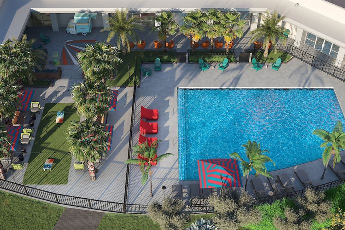 Imagen de la piscina del Hotel Aloft Orlando Lake Nona. Foto 8