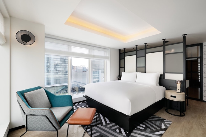 Imagen de la habitación del Hotel Aloft Osaka Dojima. Foto 14