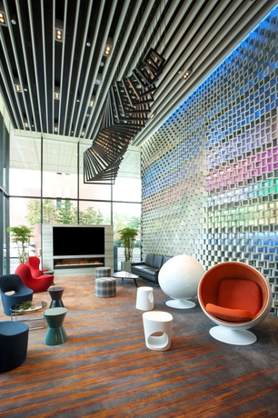 Imagen del bar/restaurante del Hotel Aloft Seoul Gangnam. Foto 3