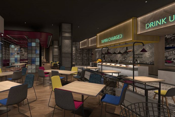 Imagen del bar/restaurante del Hotel Aloft Shijiazhuang. Foto 4