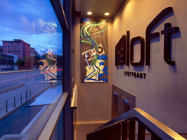 Imagen de los interiores del Hotel Aloft Stuttgart. Foto 14