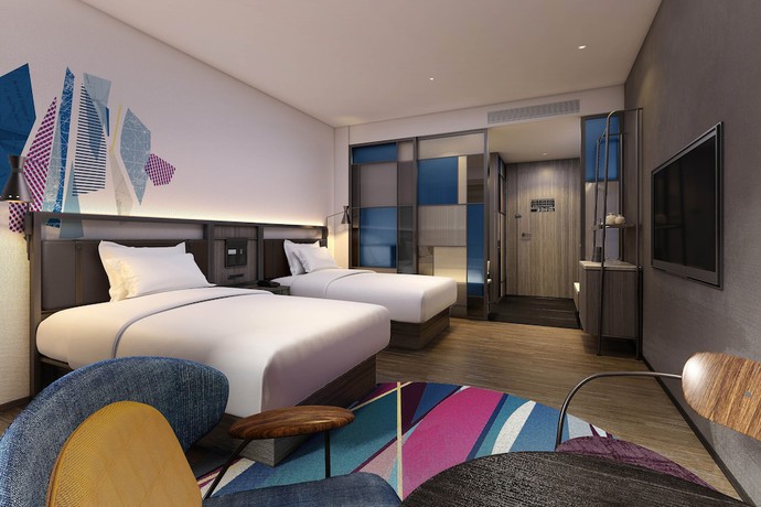 Imagen de la habitación del Hotel Aloft Tainan Anping. Foto 7