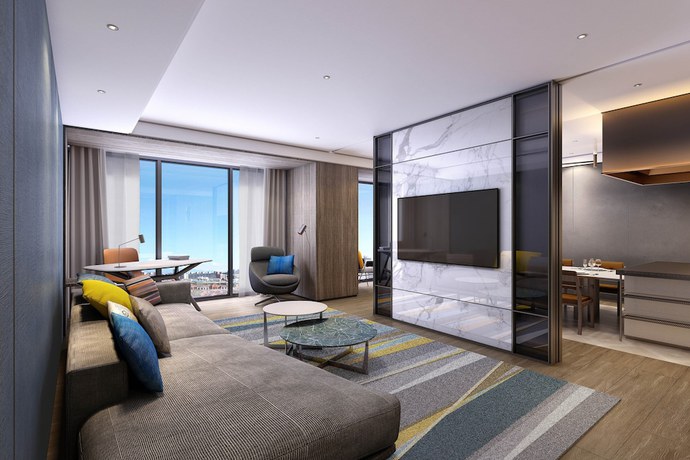 Imagen de la habitación del Hotel Aloft Tainan Anping. Foto 8