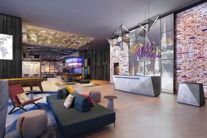 Imagen de los interiores del Hotel Aloft Tainan Anping. Foto 14