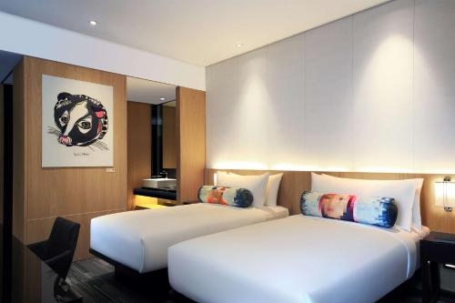 Imagen de la habitación del Hotel Aloft Taipei Zhongshan. Foto 8