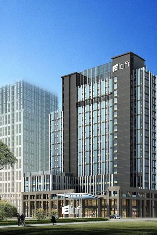Imagen de los exteriores del Hotel Aloft Zhengzhou Zhengdong New District. Foto 13
