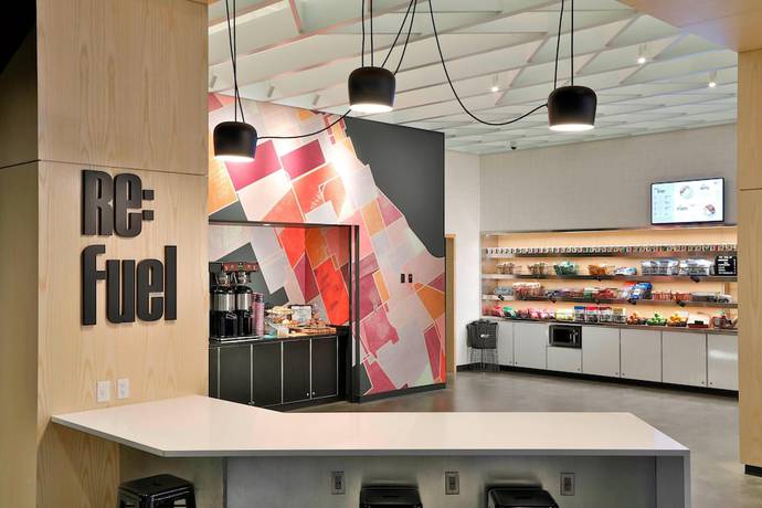 Imagen de los interiores del Hotel Aloft by Marriott Atlanta at The Battery Atlanta. Foto 12