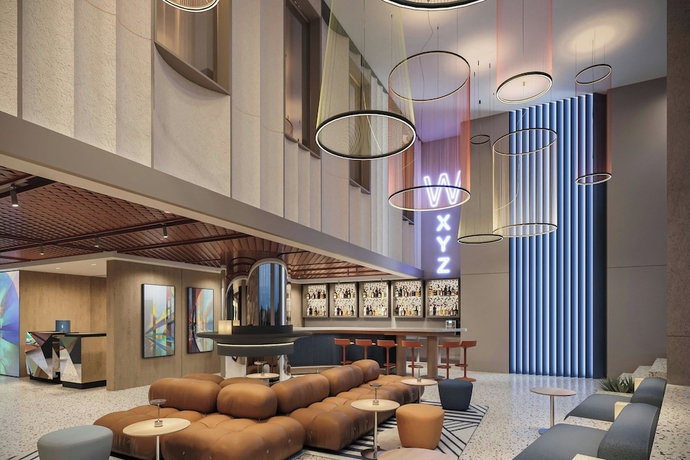 Imagen de los interiores del Hotel Aloft by Marriott Istanbul Karakoy. Foto 16