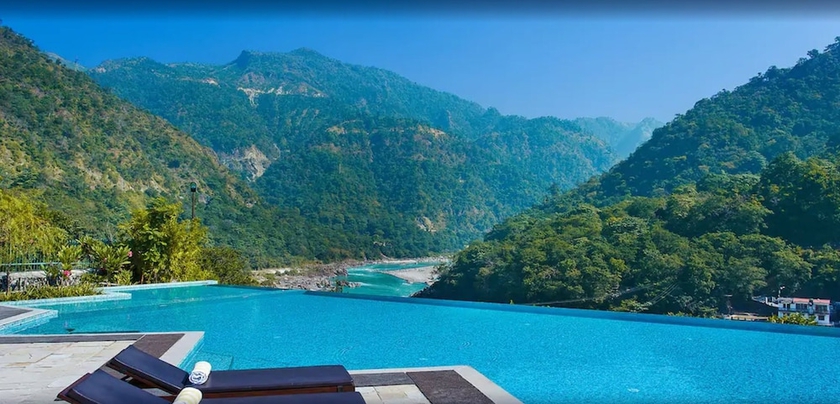 Imagen general del Hotel Aloha On The Ganges, Rishikesh. Foto 1