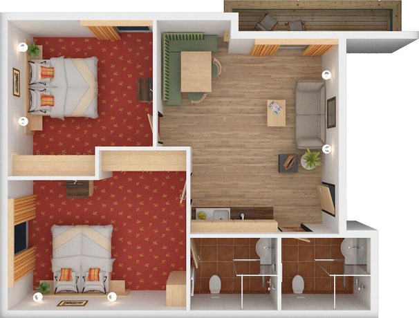 Imagen de la habitación del Hotel Alpina, Kleinarl. Foto 5