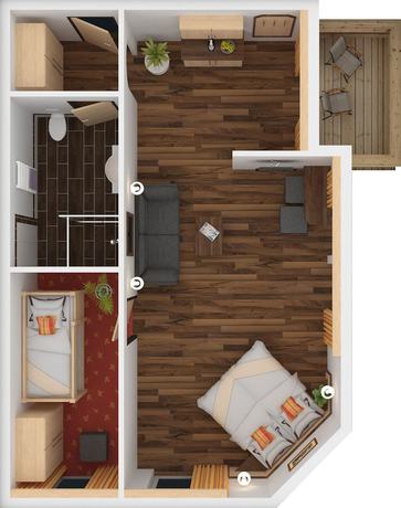 Imagen de la habitación del Hotel Alpina, Kleinarl. Foto 8