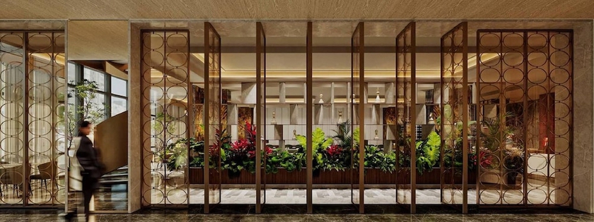Imagen del bar/restaurante del Hotel Altara Indore. Foto 3