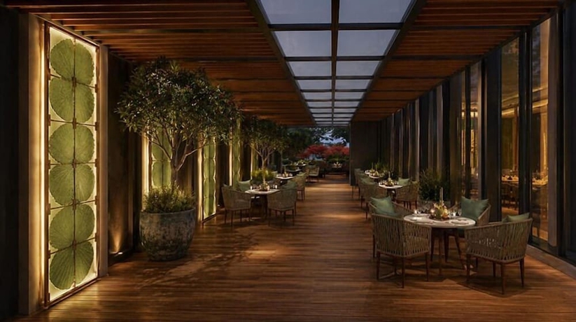 Imagen del bar/restaurante del Hotel Altara Indore. Foto 7