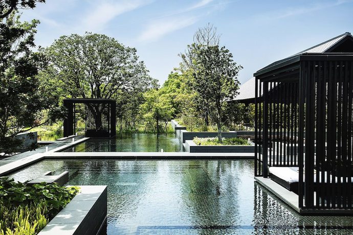 Imagen de la piscina del Hotel Amanemu. Foto 15