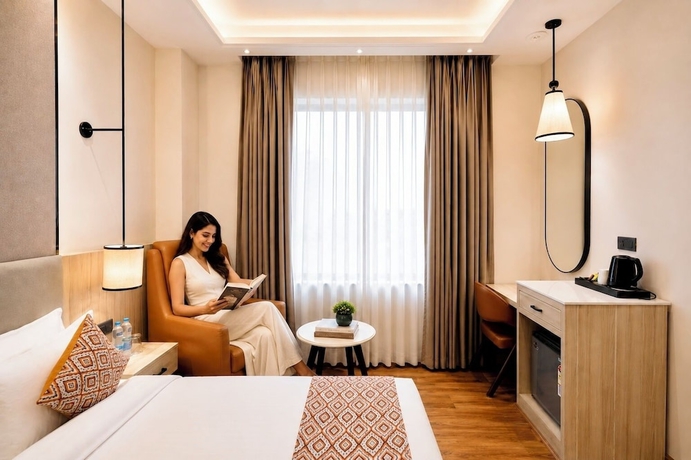 Imagen de la habitación del Hotel Amara Portico. Foto 6