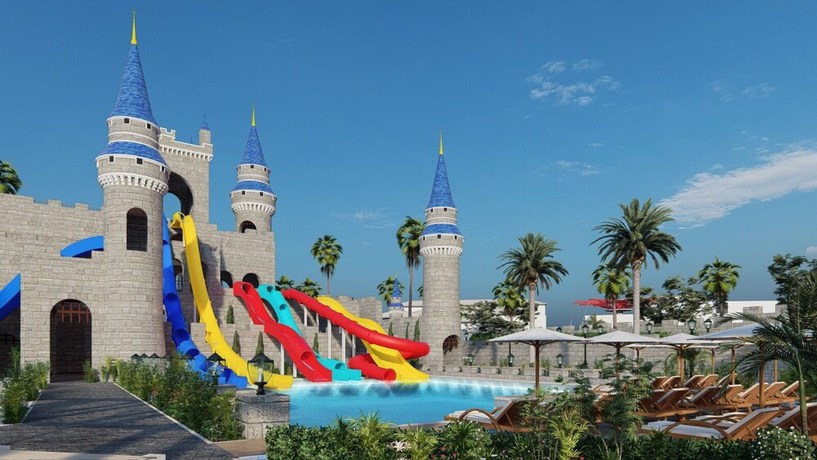 Imagen de la piscina del Hotel Amarina Jannah Resort And Aqua Park. Foto 16