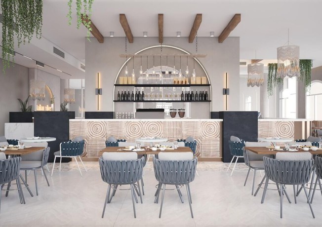 Imagen del bar/restaurante del Hotel Amarina Jannah Resort And Aqua Park. Foto 3