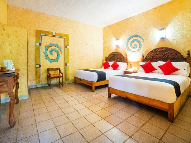 Imagen de la habitación del Hotel Amatlan De Quetzalc&oacute;atl. Foto 12