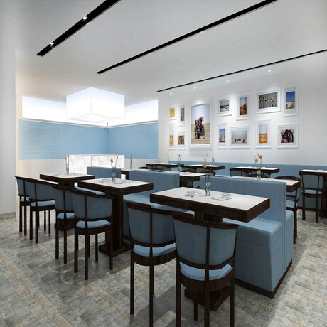Imagen del bar/restaurante del Hotel Ambar Sarovar Portico. Foto 10