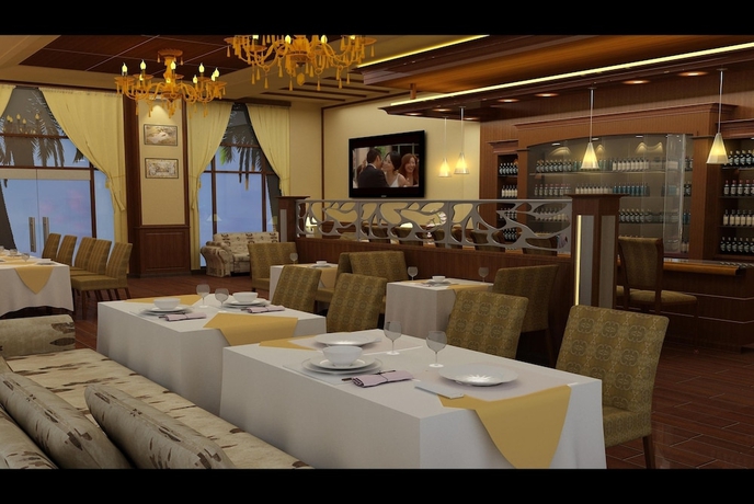 Imagen del bar/restaurante del Hotel Ambrosia Sarovar Portico Haridwar. Foto 2