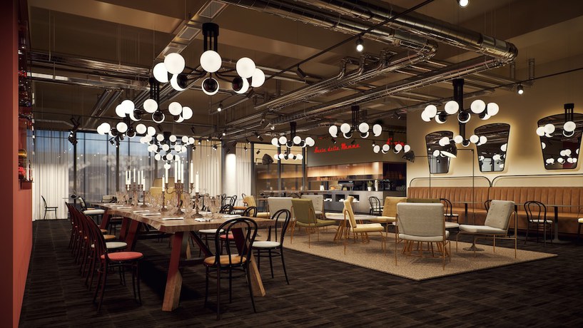 Imagen del bar/restaurante del Hotel Ameron München Motorworld. Foto 2