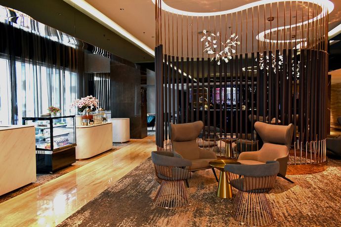 Imagen del bar/restaurante del Hotel Ames Hotel. Foto 2