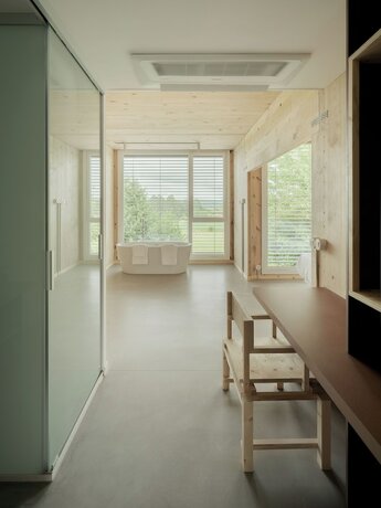 Imagen de la habitación del Hotel Amiuka, O Pedrouzo. Foto 8