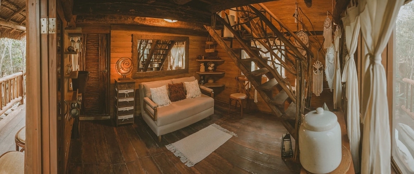 Imagen de la habitación del Hotel Anand Ecoaldea. Foto 5