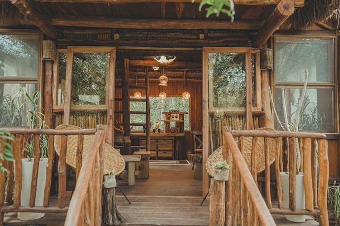 Imagen de la habitación del Hotel Anand Ecoaldea. Foto 7